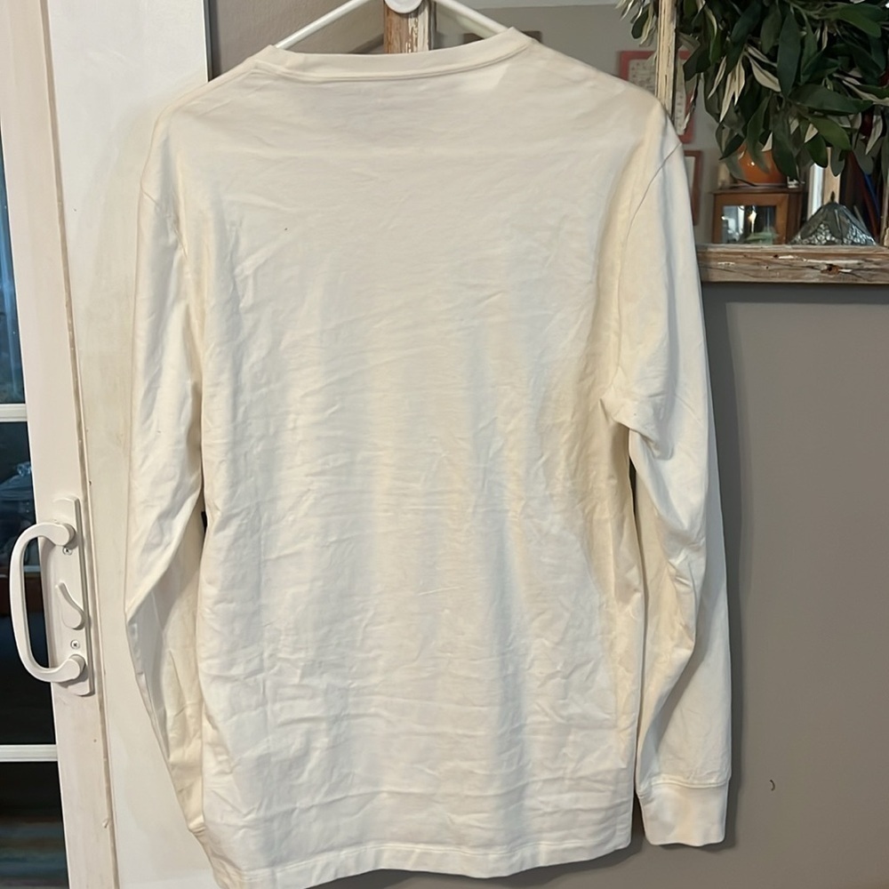TRUE RELIGION NWT Men’s Large Vaporous Grey  Long Sleeve Pullover Shirt - Picture 4 of 9